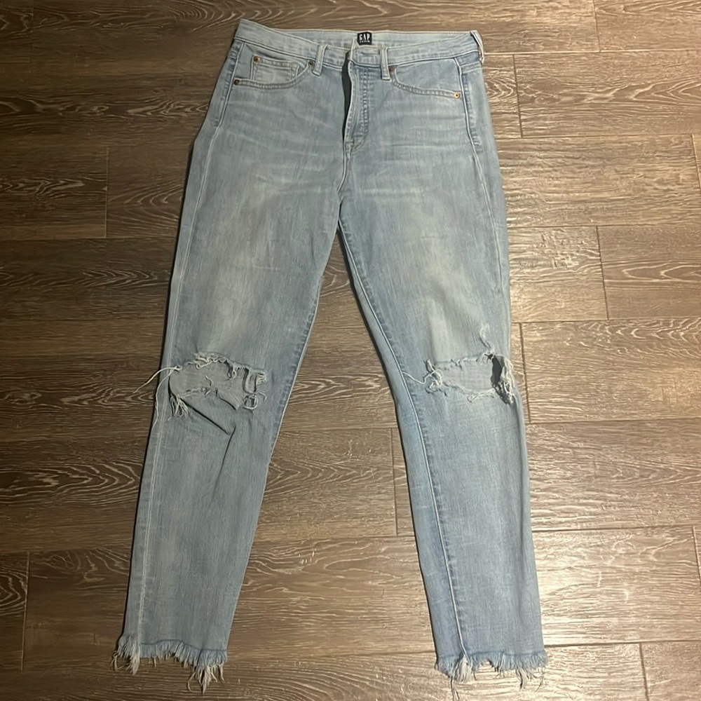 GAP True Skinny Ripped Jeans
